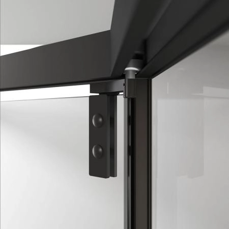 Душевой уголок Vincea Show VSP1-4SH100CLB, 1000*1000, черный, стекло прозрачное