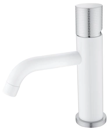 Смеситель STICK Boheme для умыв. низ. WHITE TOUCH CHROME_Комплект 121-WCR.2