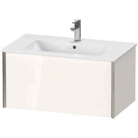 Duravit XViu Тумба подвесная 81x48x40см с раковиной, с 1 выдвижным отделением, цвет: белый глянцевый