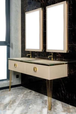 Подстолье Boheme LUCIDO 140см Золото 771-140-Gold