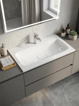 Раковина Uperwood Smile Rsmile80wg 80 см белая глянцевая