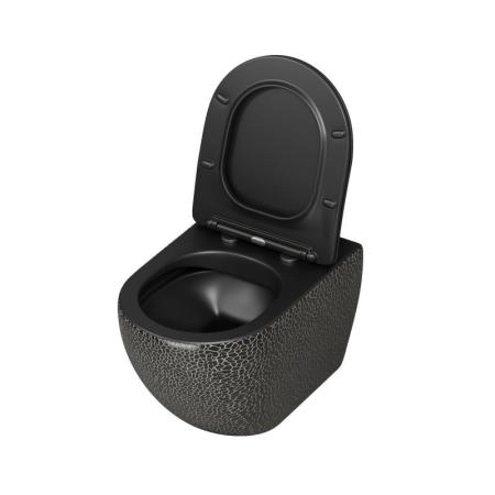 Унитаз Grossman GR-4411BBLS Color (550*365*395) ЧЕРНЫЙ подвесной Безободковый