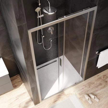 Дверь душевая в нишу AM.PM Gem W90G-110-1-195MT прозрачное, профиль хром матовый