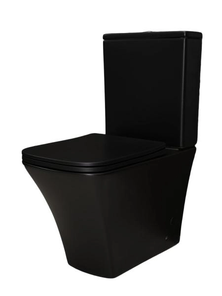 Унитаз напольный Gid Tn2184Bm 62252Y черный матовый 62.5x37x83