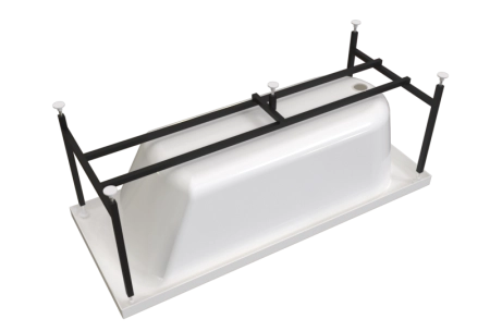 Акриловая ванна Николь 150х70, фронтальная панель, каркас (разборный)