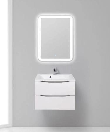 Тумба под раковину Belbagno MARINO Rovere Grigio подвесная 650x450x500 MARINO-650-2C-SO-RG-P