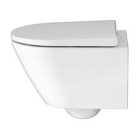 Duravit D-Neo Унитаз подвесной 48х37см, безободковый, сиденье микролифт, цвет: белый