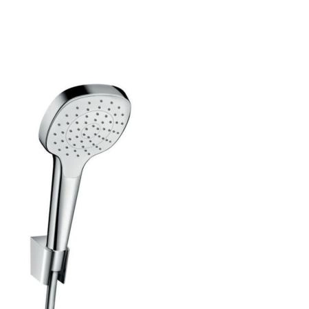 Hansgrohe 26424400 Croma Select E Душевой набор ?110 мм, 1 режим, шланг 1,25 м белый / хром