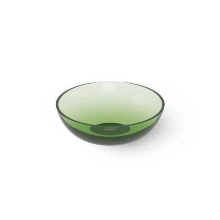 Dea Design Washbasins Раковина 30х30х16см., накладная, без отв., Glasstech, прозрачная смола, цвет: Emerald R3