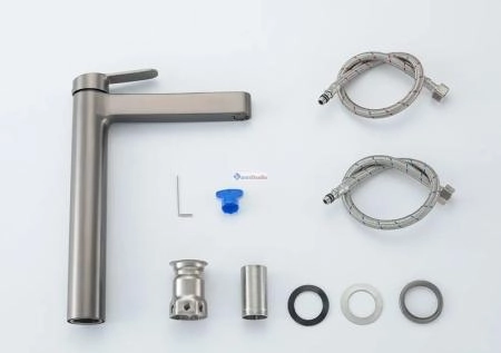 Смеситель Gappo G1099-89 высокий для раковины Оружейная сталь