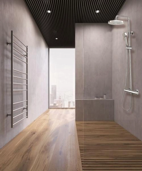 Душевая система Bossini Elios L10049.030, с термостатом, верхний душ ? 250 мм, хром