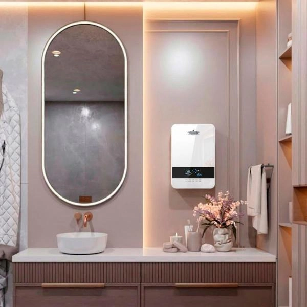 Электрический проточный водонагреватель PRIMOCLIMA AQUA 10.0 кВт/380В, белый