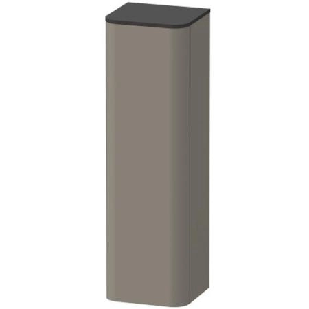 Duravit Happy D.2 Plus Пенал подвесной 133.6x40x36см 1 дверь, 3 стекл. полки, DX, цвет: stone grey satin matt