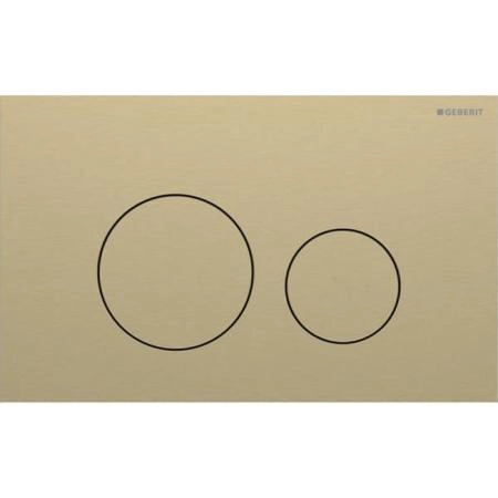Geberit Sigma40 Клавиша для двойного смыва, круглая: Латунь