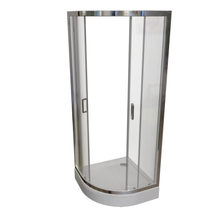 Поддон к душевому углу Берген RD 100х100 (радиальный поддон на раме-подставке с устройством слива (черный), панель)