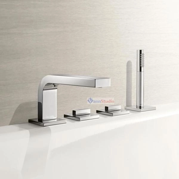 Смеситель на борт ванны Keuco Edition 11 51130010100, 180 мм, на 4 отверстия Хром