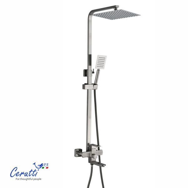 Сиситема душевая Ceruttispa RUFINO BN, матовый никель