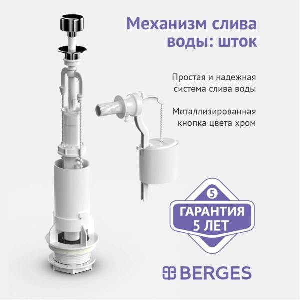 Комплект арматуры BERGES Eko 02 арт. 30202