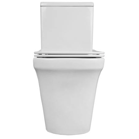 Унитаз напольный  Azario Candy 370х620х780 безободковый,  и сиденьем микролифт (AZ-1503B)