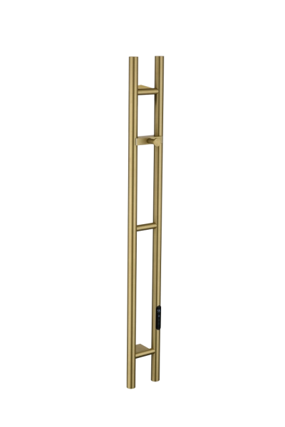 Полотенцесушитель электрический Boheme 2-трубы круглый MATT GOLD 729-MG