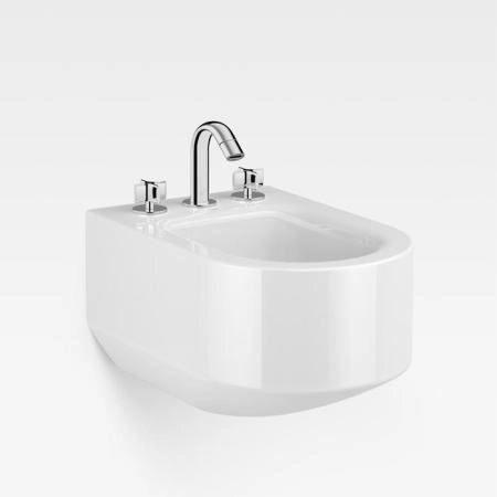 Armani Roca Baia Биде подвесное 56x38x30см с 3 отв. под смеситель, цвет: белый