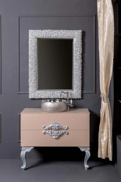 Зеркало Boheme ROSE серебро 100*140см 540