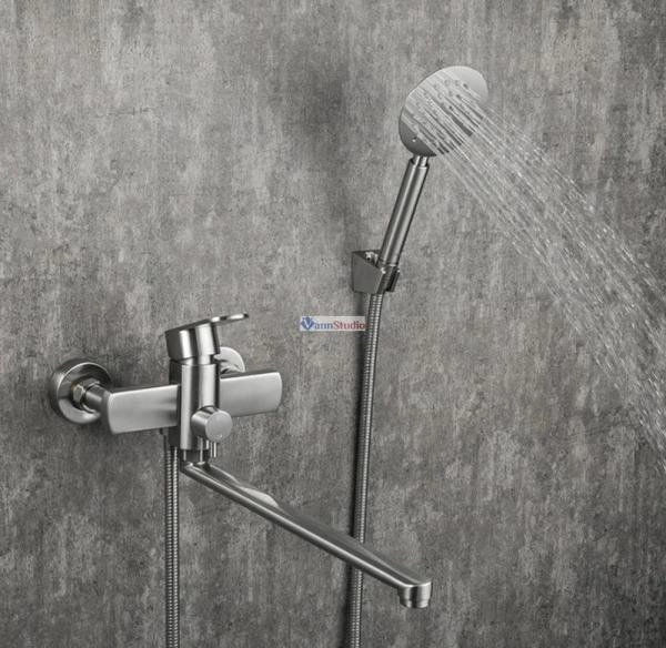 Смеситель для ванны Frap F22805 сатин