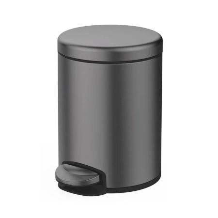 Мусорное ведро RAGLO R360.106.09 с педалью для открывания, графит