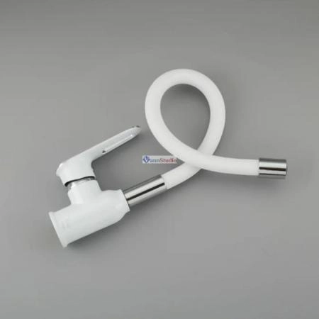 Смеситель для кухни Frap F4049 белый хром