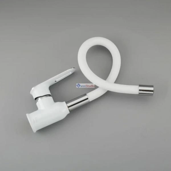 Смеситель для кухни Frap F4049 белый хром