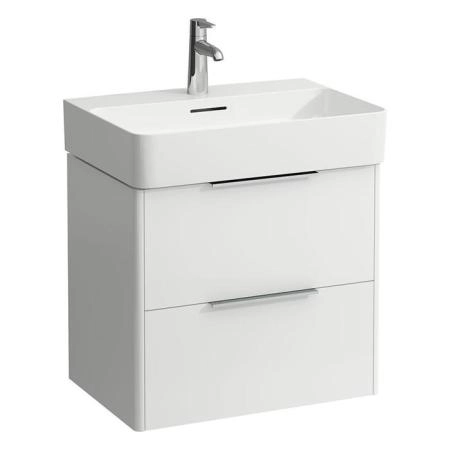 Laufen Base База с раковиной, 58.5х39х53см, с 2 ящиками, подвесная, покрытие LCC, цвет: белый глянцевый