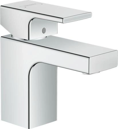 Hansgrohe 71560000 Vernis Shape Смеситель для раковины 71 мм, со сливным гарнитуром, хром