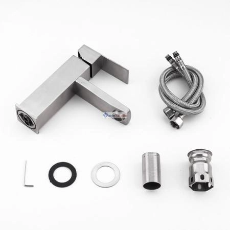 Смеситель для раковины Frap F10802 сатин