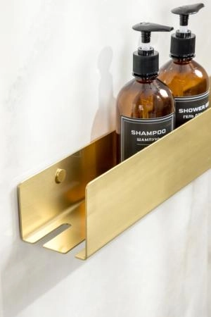 Полка Boheme подвесная 60см MATT GOLD 10967-MG
