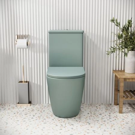 Унитаз Grossman GR-4480MNMS Color (620*365*810) МЯТНЫЙ МАТОВЫЙ напольный Безободковый