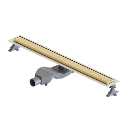 Душевой лоток Boheme Premium Linear 80см, нерж.сталь ЗОЛОТО 982-80-G
