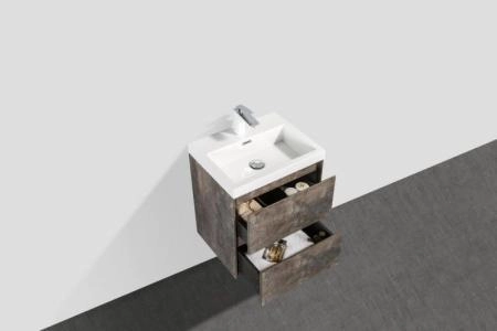 Тумба под раковину Belbagno PIETRA MINI Stone подвесная PIETRA MINI-500-2C-SO-PT