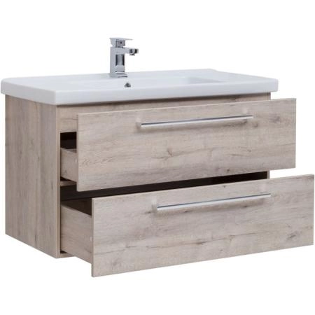 Тумба Dreja GIO 100 см под умывальник дуб кантри, подвесная