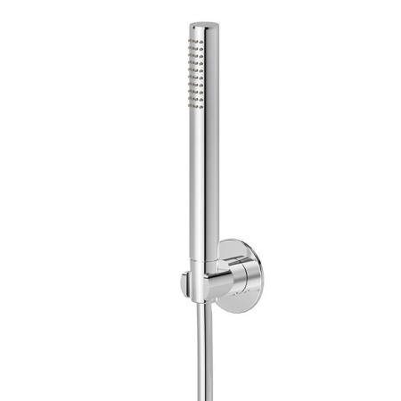 Newform X-STEEL 316 Душевой гарнитур, настенный держатель с ручным душем и шлангом 150 см, цвет: хром