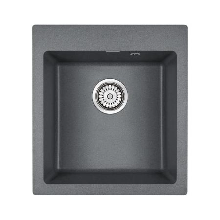Кухонная мойка Paulmark ZEMAR PM104651-DG графит 460х510 мм кварцевая