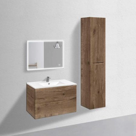 Тумба под раковину Vincea Mia 900 подвесная, 2 выкатных ящика soft close, V.Oak