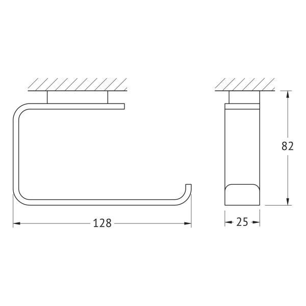 Держатель туалетной бумаги  ARTWELLE Regen 8316 хром