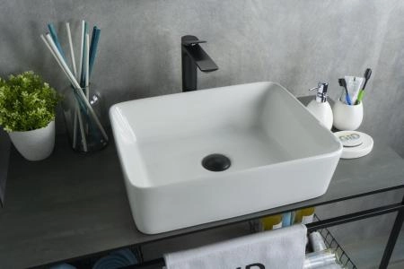 Раковина Gid N9103 48x37 на столешницу белая