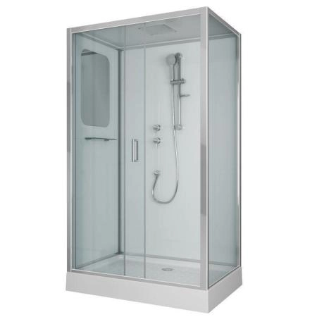 Душевая кабина Niagara Premium NG-6012-01QL (1200х800х2100) низкий поддон(16 см) стекло ПРОЗРАЧНОЕ
