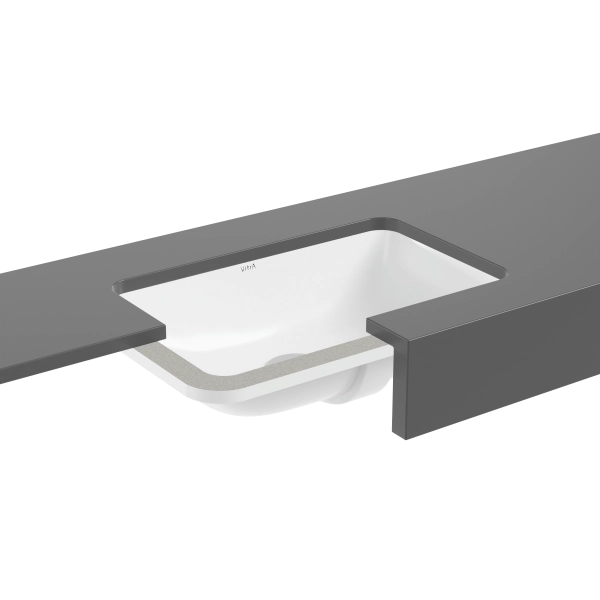 Раковина VitrA S20 7475B003-0618 55 x 37 см прямоугольная белая антибактериальное покрытие Hygiene встраиваемая