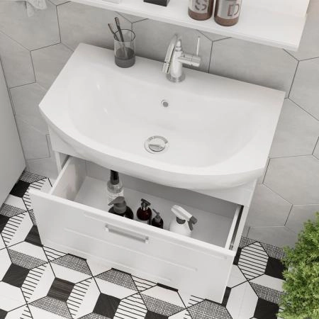 Тумба для ванной Volna Joli 70.1Y подвесная (Балтика) раковина отдельно