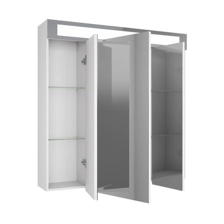 Зеркальный шкаф DREJA UNI 99.9003 80 см, белый