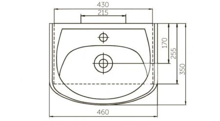 Раковина Rosa Уют 45 SD-00000088