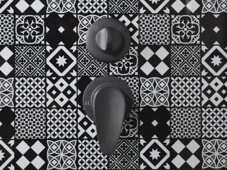 Душевая кабина ESBANO 100x100x210 ESB-100CR черная