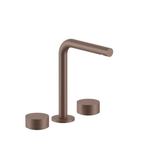 Fantini AF/21 Смеситель для раковины, 3 отв., высокий излив: 15.5 см, цвет: Matt Copper PVD